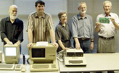 four generations of Apple computers
