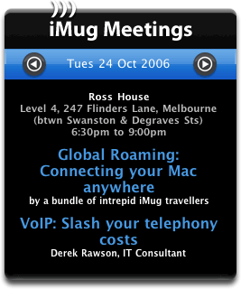 iMug meetings widget